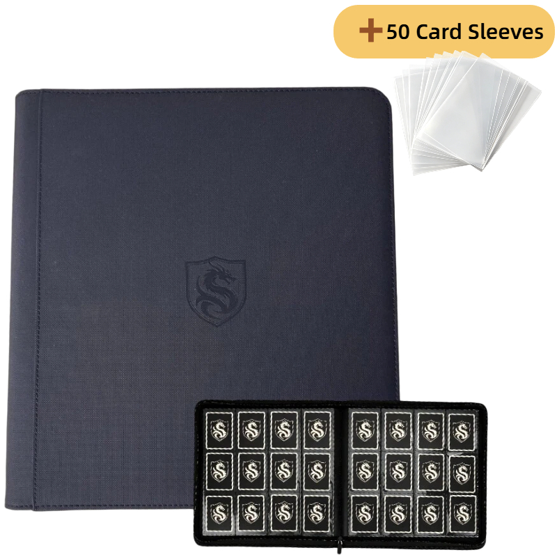 Pokemon Binder Card - 12-Slot Premium Side-Insert Card Binder, 20