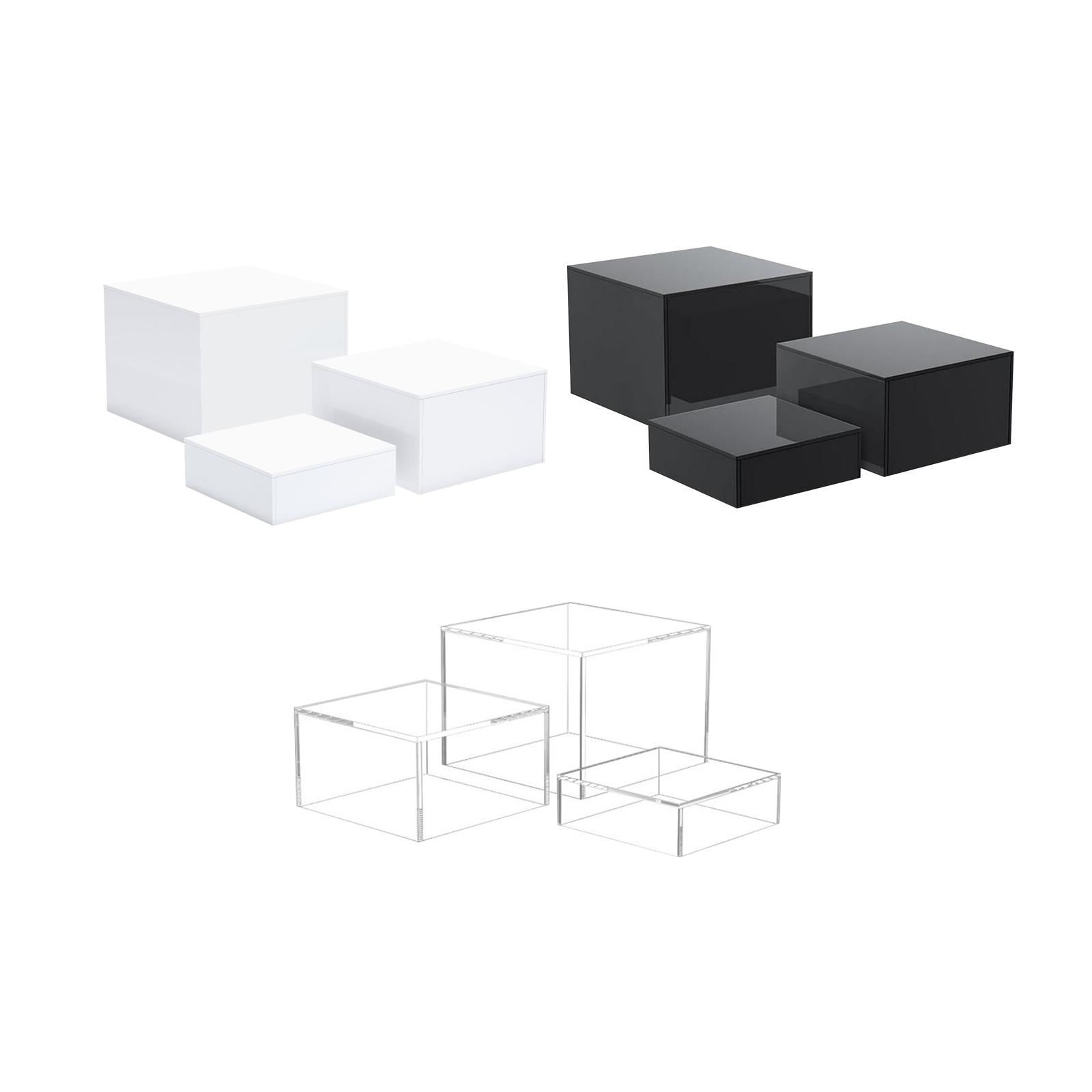 Display Risers Set - 3x Buffet Risers Multi Use Display
