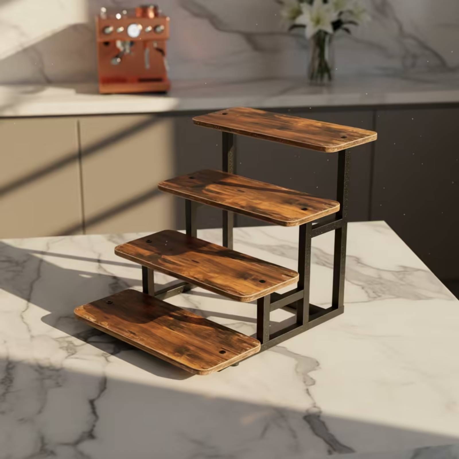4-Tier Display Stand Tabletop  - Display Risers Set review and price