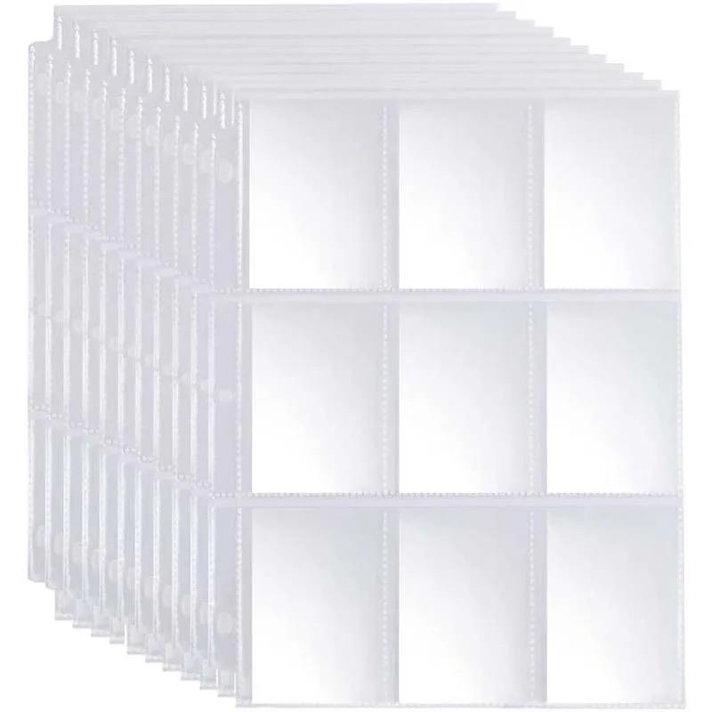 50pcs 9 Pocket Trading Gaming  - Trading Card Binder review and price