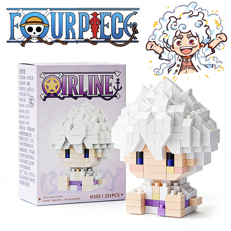 One Piece Anime Sun God Nika L - Building Block Mini review and price