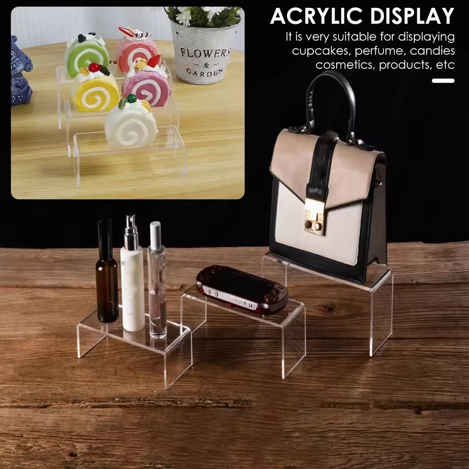 3/6/9/12Pc Clear Acrylic Displ - Display Risers Set review and price