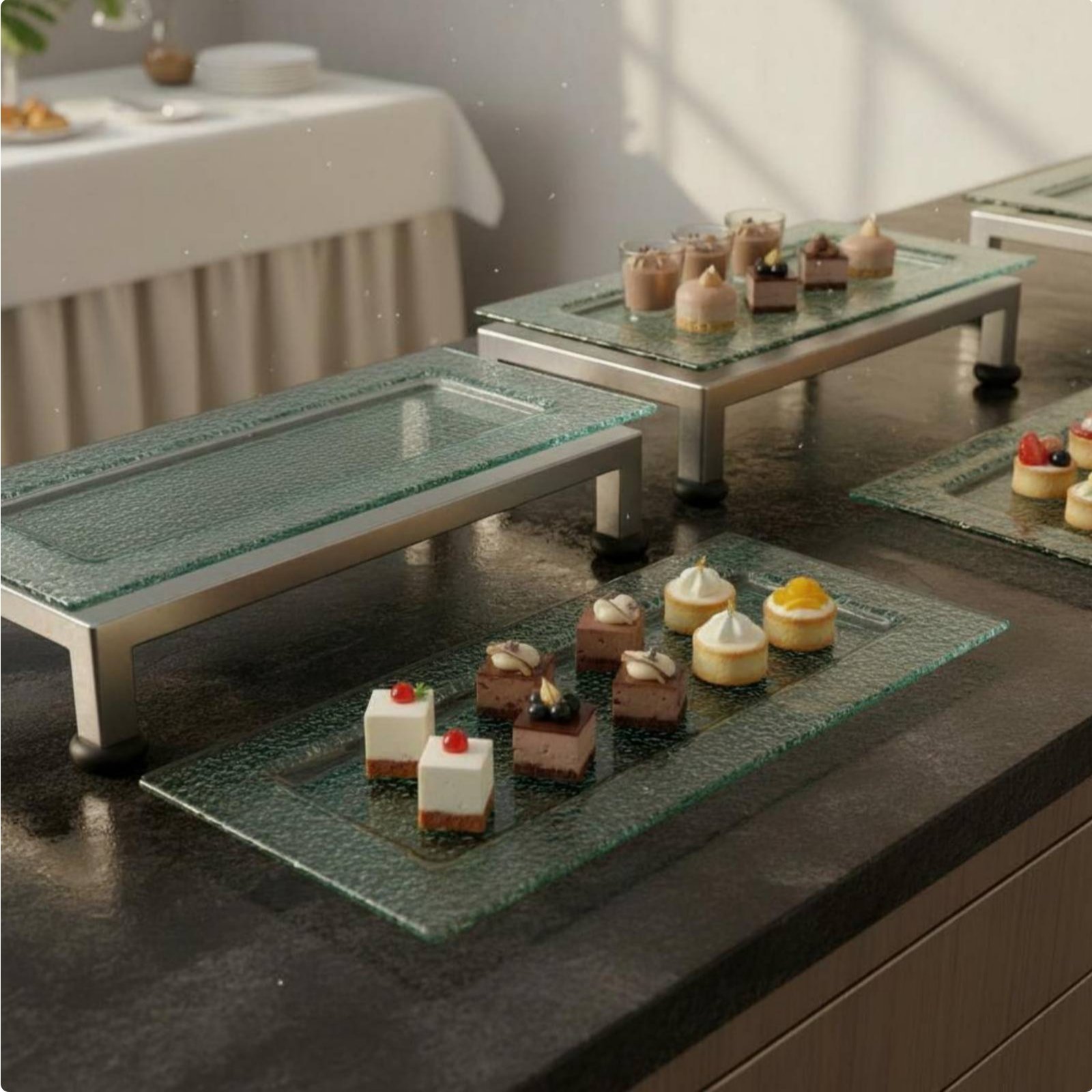 3-Tier Serving Stand Multifunc - Display Risers Set review and price