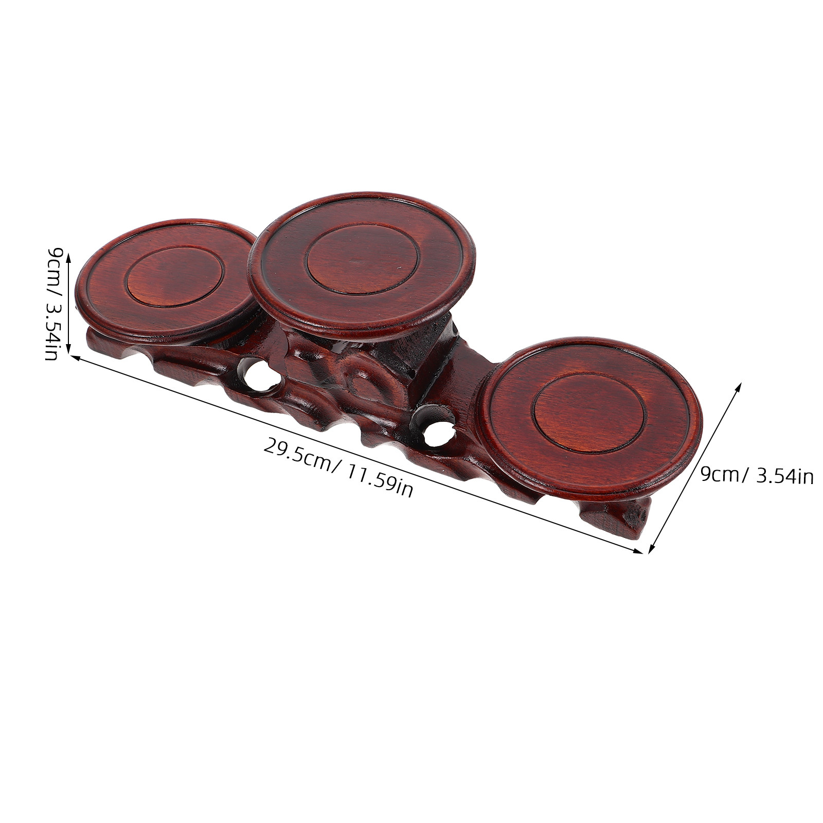 Premium Solid Wood Round Pedes - Display Risers Set review and price