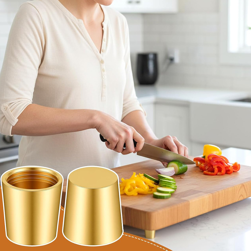 4pcs Brass Cutting Board Feet  - Display Risers Set review and price