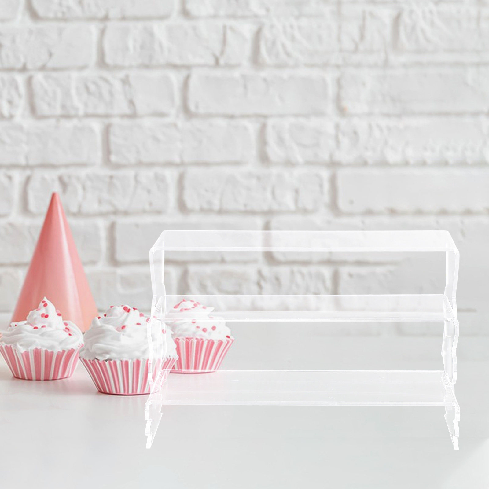 3Pcs Acrylic Display Stand Set - Display Risers Set review and price