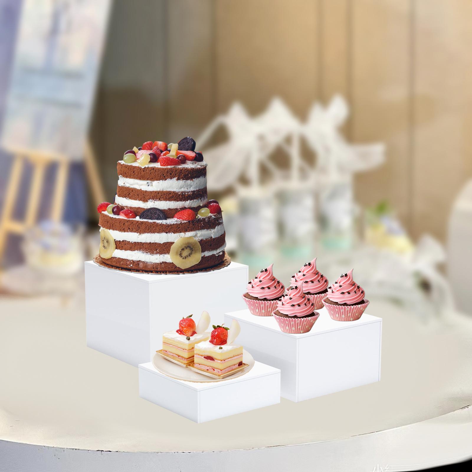 3x Buffet Risers Multi Use Dis - Display Risers Set review and price
