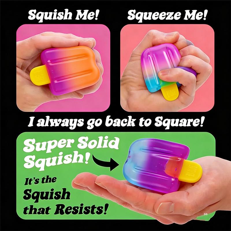 Sensory Squishy Ice Cream Cube - Fidget Cube Original review and price