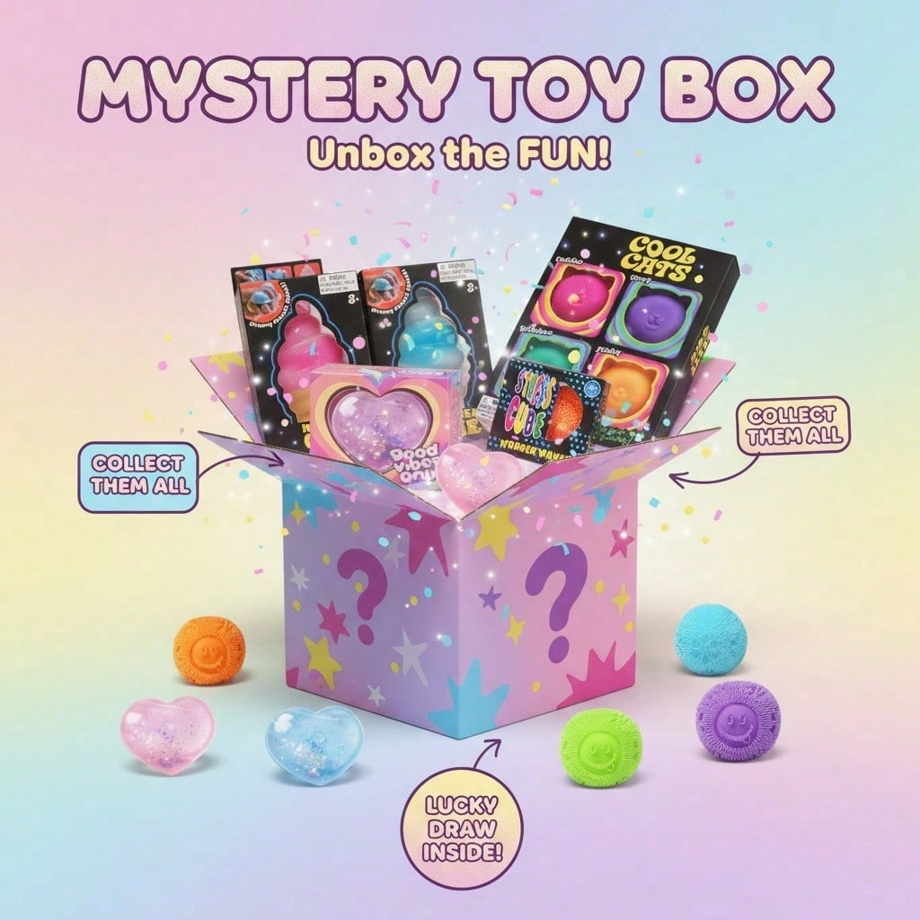 100+ Pieces Assorted Squishy F - Mystery Box Blind Bag review and price