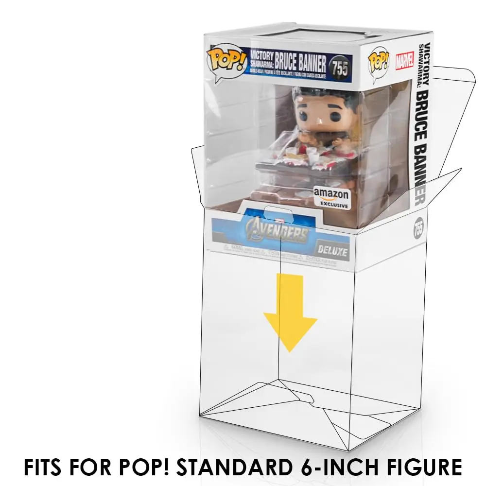 0.50 MM Thick Clear Scratch-Re - Funko Pop Protector review and price