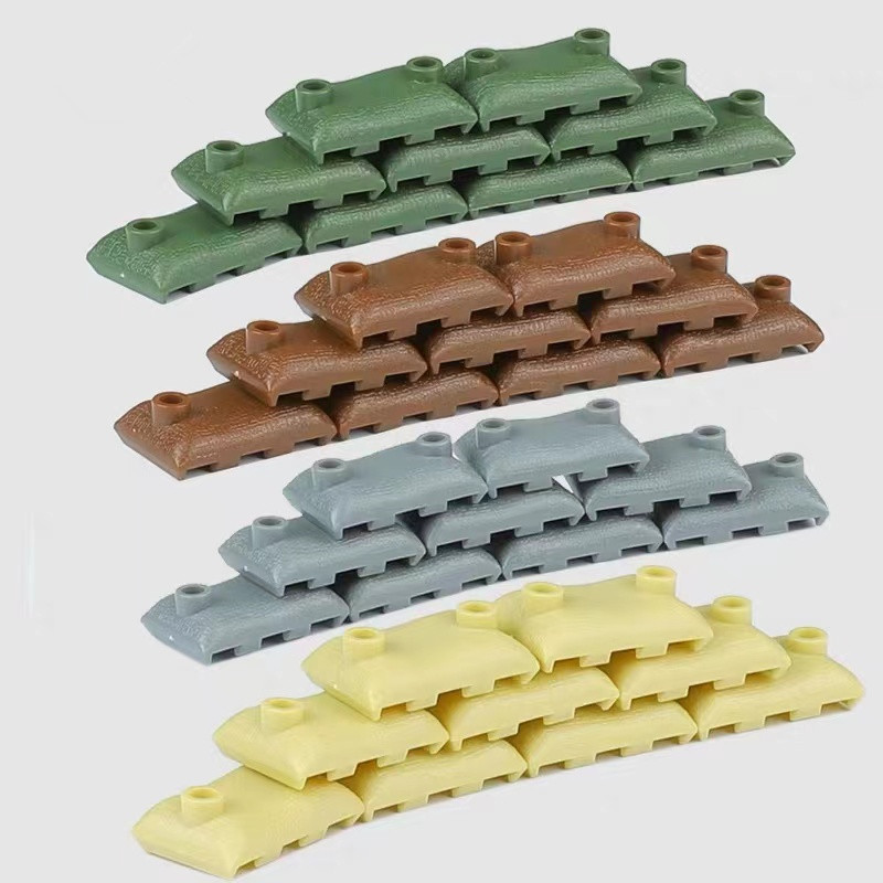 50PCS MOC Military Sandbag Bui - Lego Minifigure Holder review and price