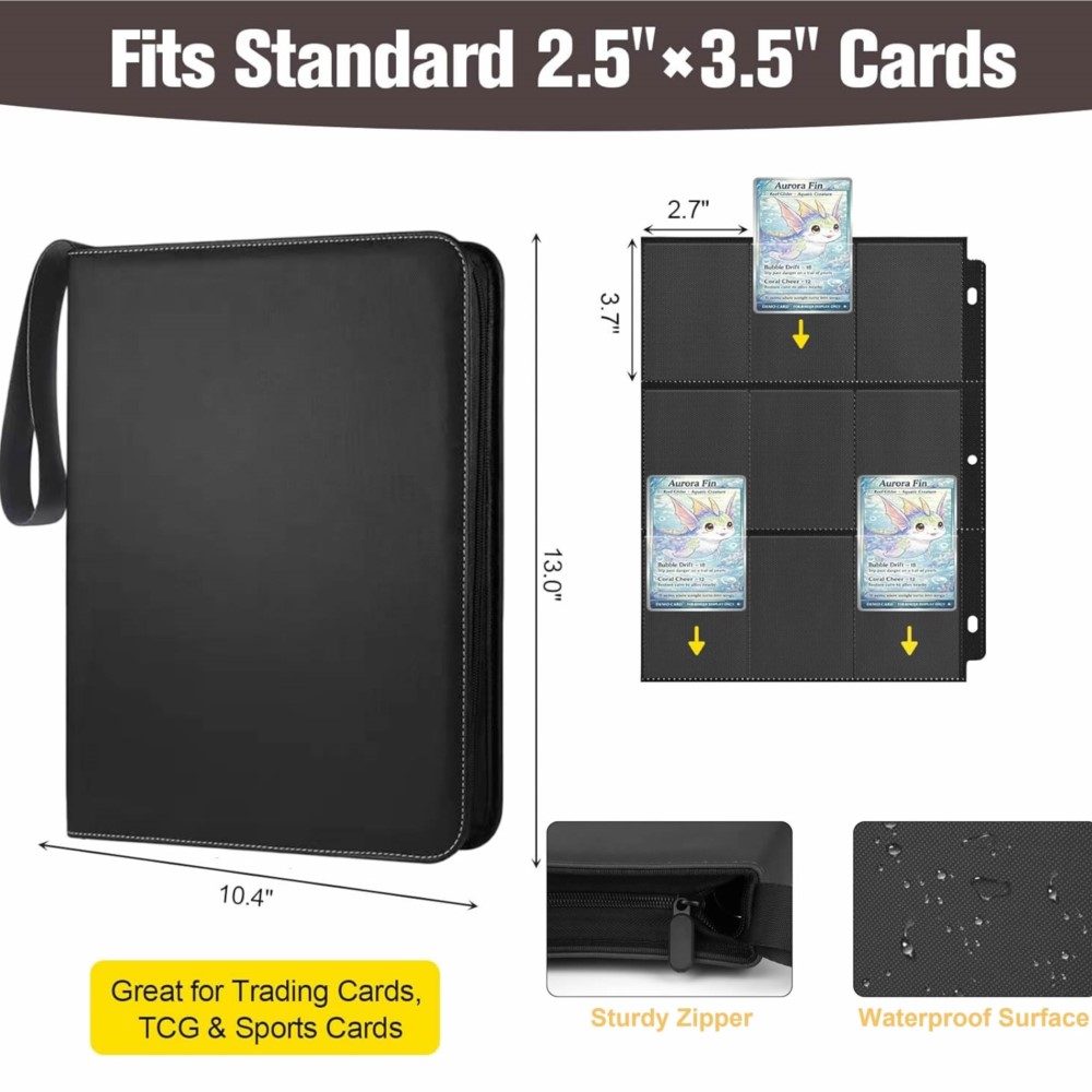 900 Pockets Card Binder Album  - Trading Card Binder review and price