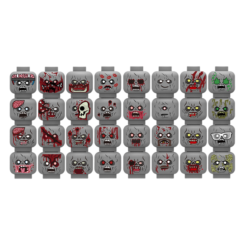 Injured Emotional Face Heads B - Lego Minifigure Holder review and price