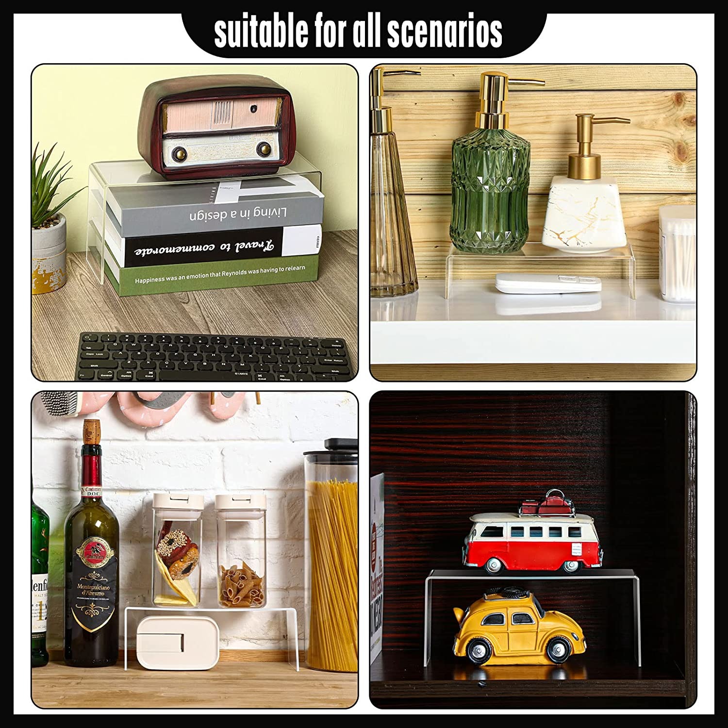 Clear Rectangular Acrylic Disp - Pop Display Shelf review and price